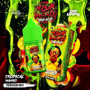 Жидкость Rick & Morty Bad Acid EXTRA HARD 30мл 20мг -  Tropical Mango (Тропический манго)