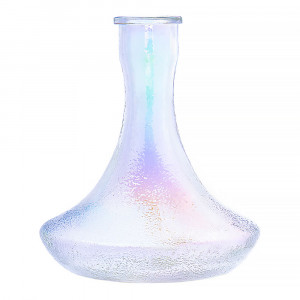 Колба для кальяна Vessel Glass Крафт со швом лёд перламутр