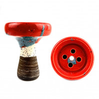 Чаша для кальяна Kolos - Glaze Lyomista Color 129 (Прямоток)