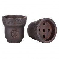 Чаша для кальяна NJN Hookah - Rush Красная глина, молочение