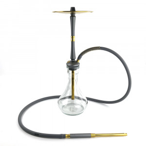 Кальян Hoob - Go Space Gray / Gold 49см (Без колбы)