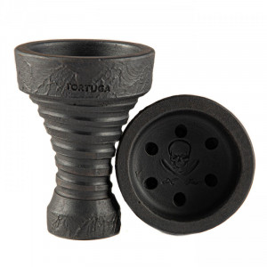 Чаша для кальяна Tortuga - Черная метка (Прямоток)