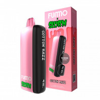 Электронная сигарета Fummo INDIC Slurm 10 000 - Кислая Малиновая Сахарная Вата