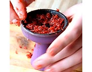 Как забивать силиконовую чашу под калауд