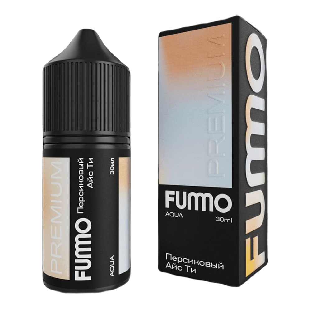 Жидкость Fummo Aqua - Персиковый ледяной чай 30мл 20мг