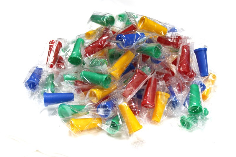 Мундштуки для кальяна одноразовые - Разноцветные100 шт