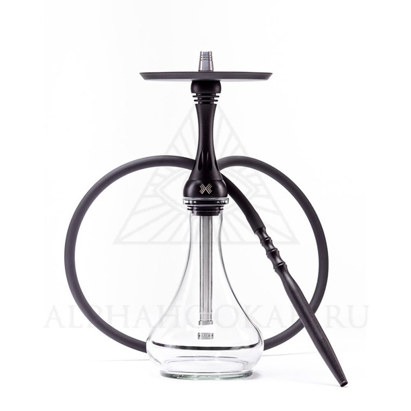Кальян Alpha Hookah - X BLACK MATE  (Комплект с колбой)