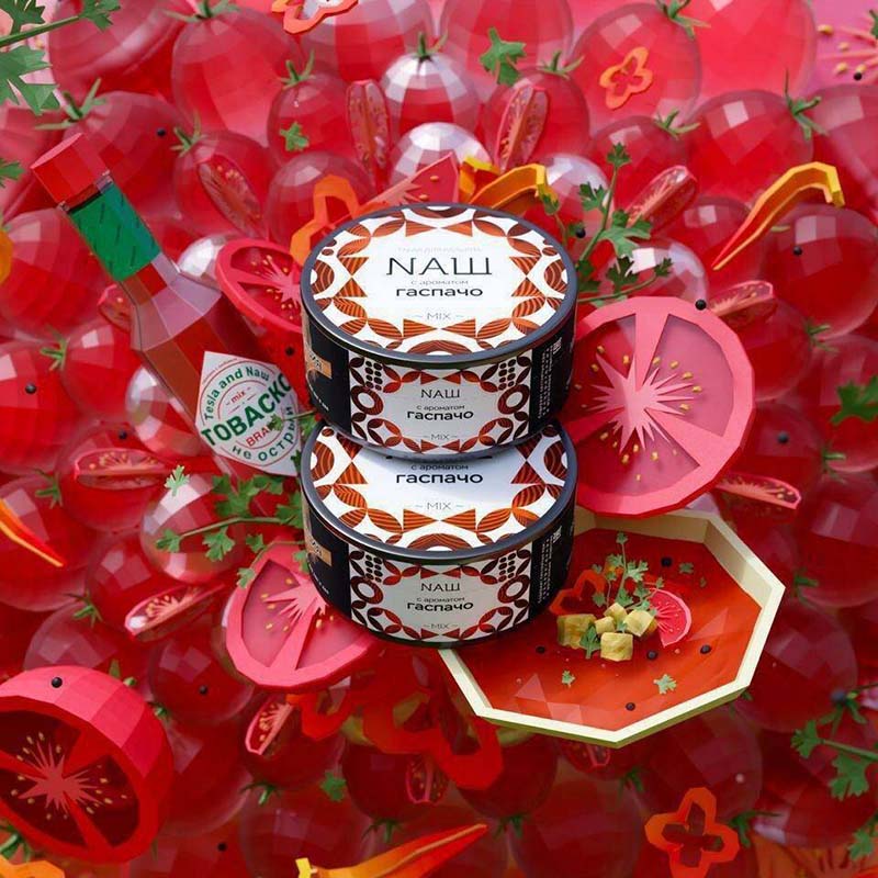 Табак для кальяна NАШ (НАШ) - Гаспачо 40г