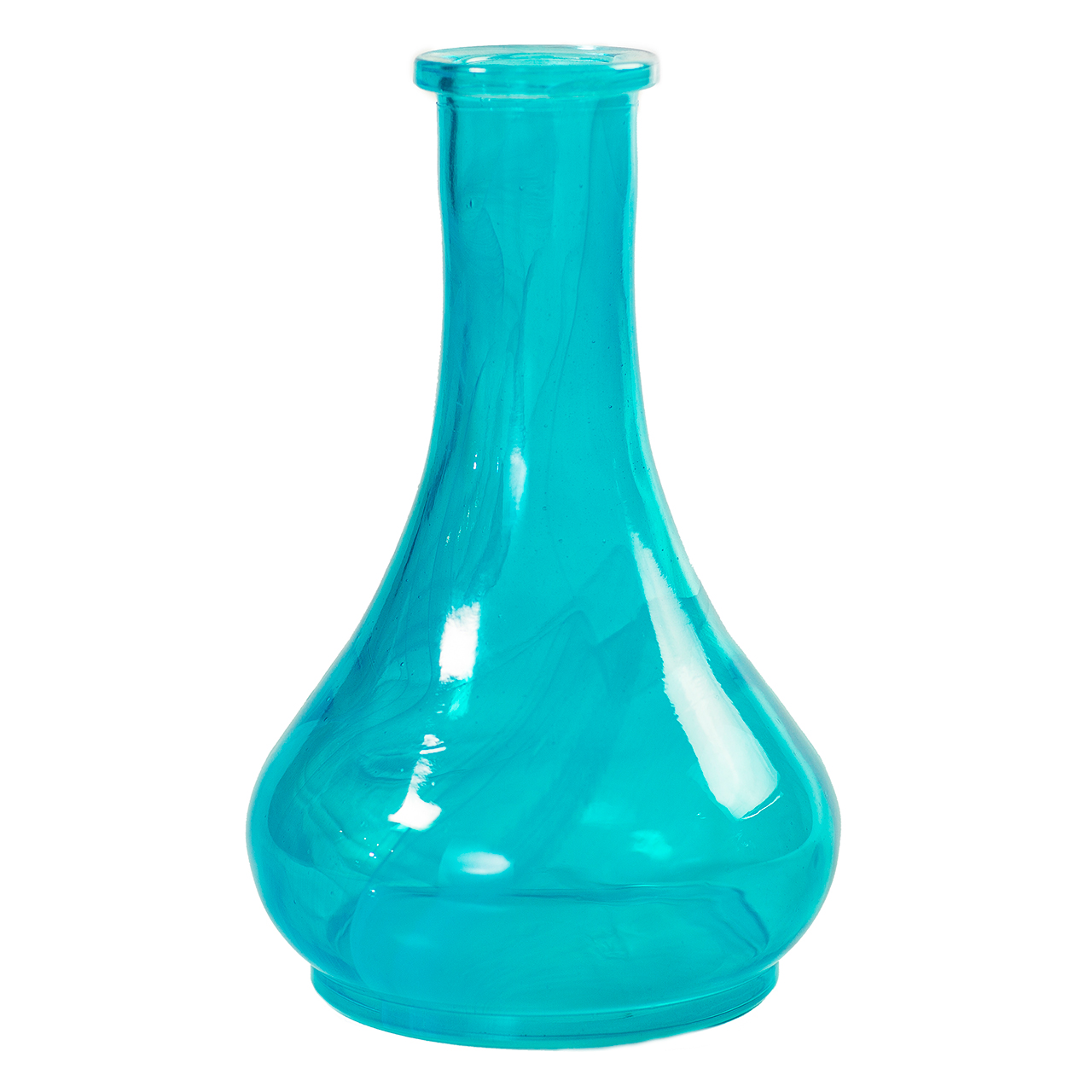 Колба для кальяна Drops - Лазурный со швом (косяк с покраской)