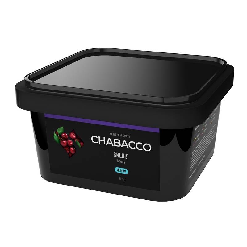 Смесь для кальяна Chabacco MEDIUM - Cherry (Вишня) 200г