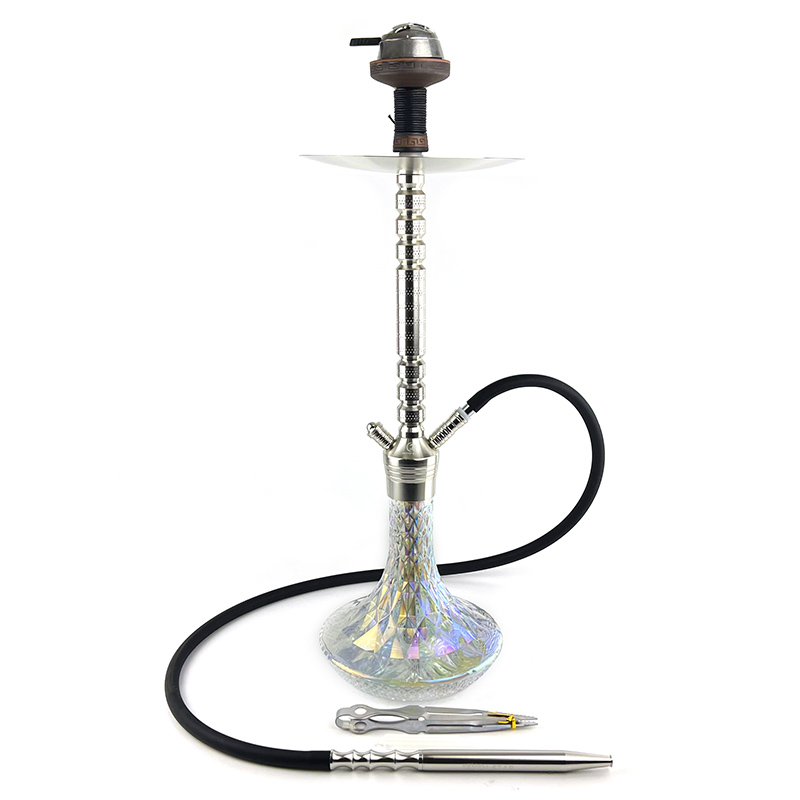 Кальян Seven Star - AM-700 Silver (Фосфор) 72см (Полный комплект)