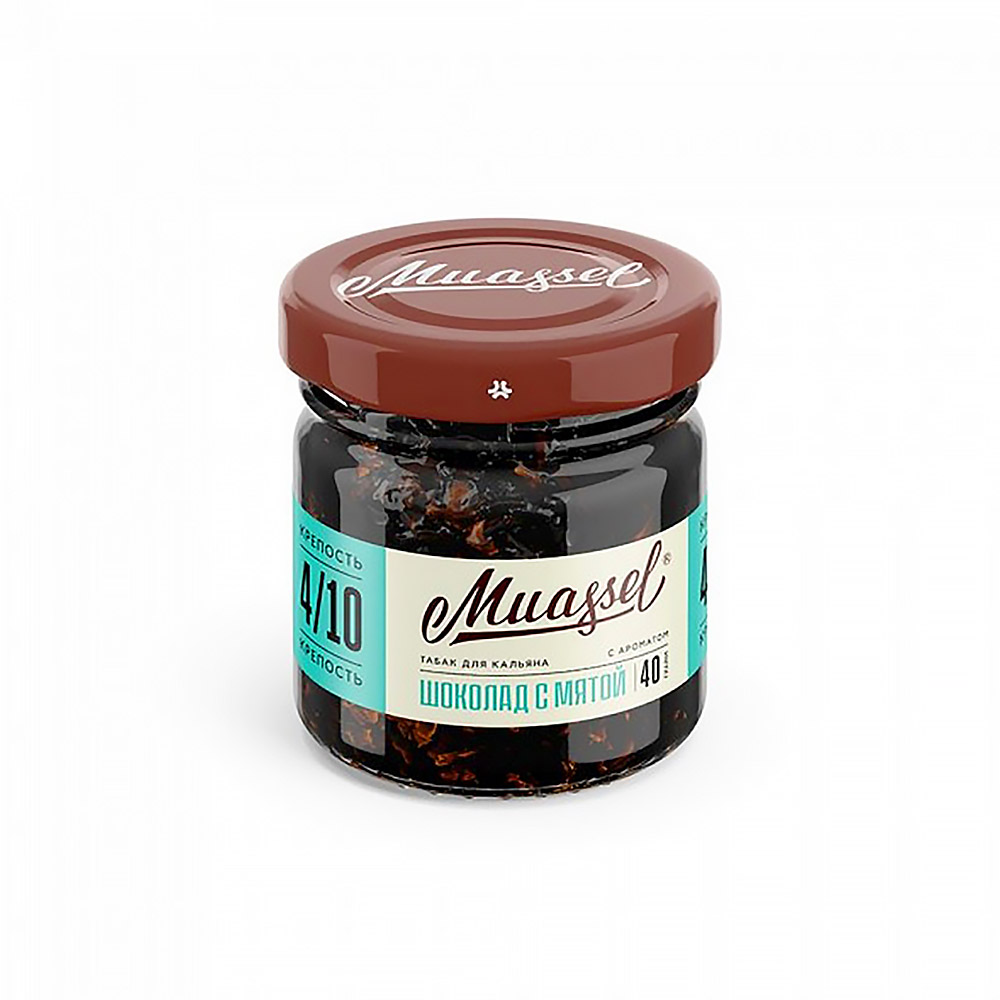 Табак для кальяна Muassel Medium - Шоколад с мятой 40г