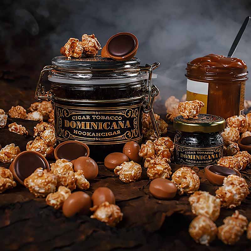 Табак для кальяна WTO DOMINICANA - Карамельный попкорн D27 20г