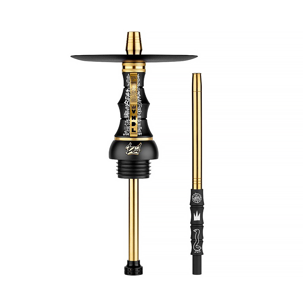 Кальян Alpha Hookah - Beat VNDL (Black) 35см (Без колбы)