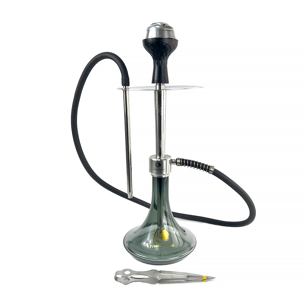 Кальян Seven Star - E-100S-SS Silver Black 67см (Полный комплект)