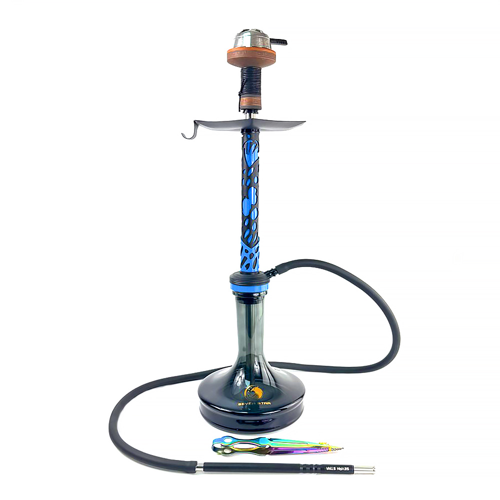 Кальян Seven Star - TH-64 Blue 72см (Полный комплект)