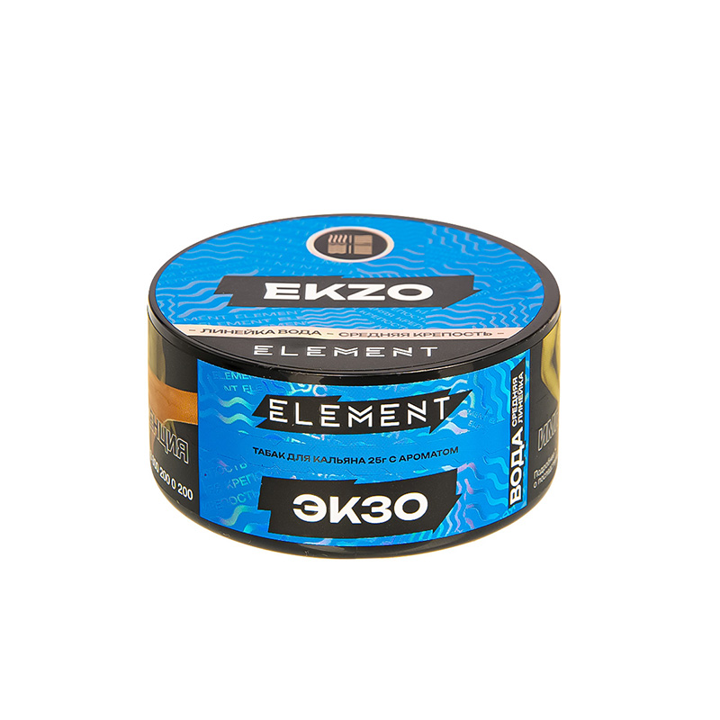 Табак для кальяна Element Вода - Ekzo (Арбуз клубника лимон) 25г