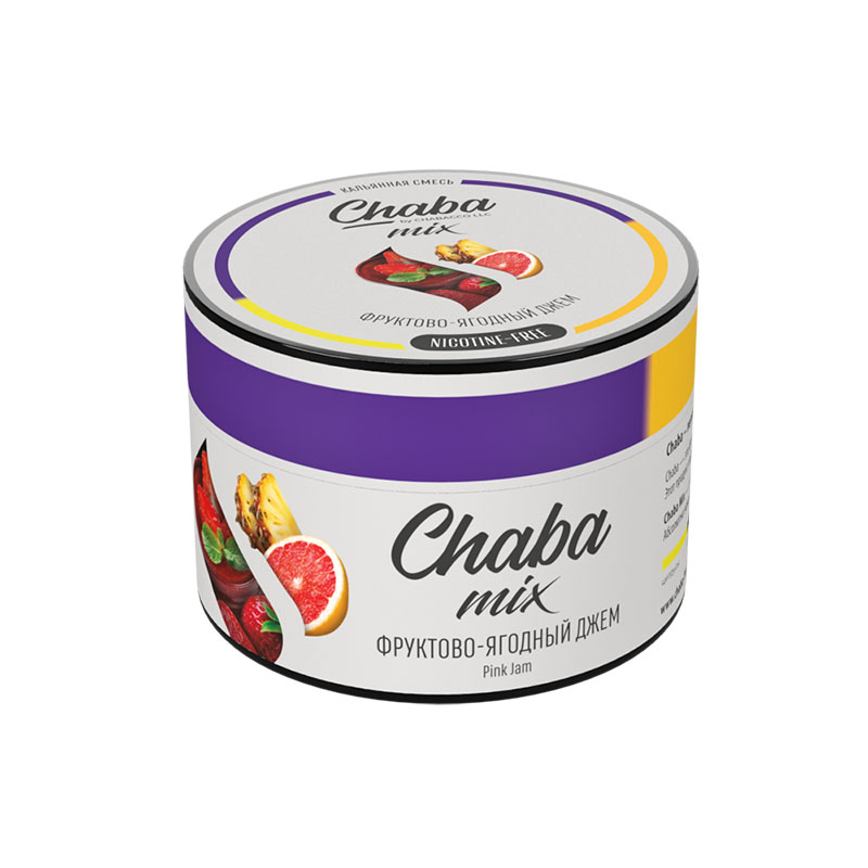 Бестабачная смесь для кальяна Chaba - Pink Jam (Фруктово-Ягодный Джем) 50г